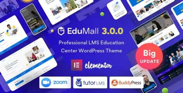 [GPL] EduMall v3.5.0 – Professional LMS Education Center WordPress Theme