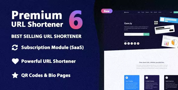 Premium URL Shortener v6.7.3 – Link Shortener, Bio Pages & QR Codes
