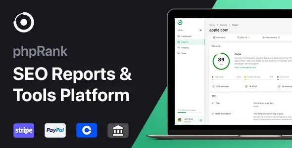 [NULLED] phpRank v2.0.0 – SEO Reports & Tools Platform (SaaS)